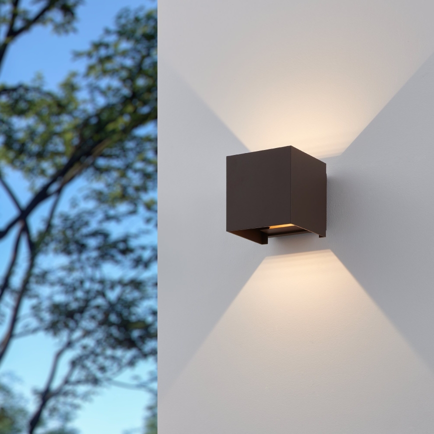 Eglo - LED Väli seinavalgusti 2xLED/2,8W/230V IP54 pruun