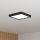 Eglo - LED vannitoa laevalgusti LED/10,5W/230V 2700/4000/6500K 22x22 cm IP44 must
