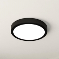 Eglo - LED-vannitoa laevalgusti LED/17W/230V must IP44 läbimõõt 21 cm