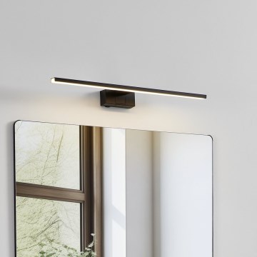 Eglo - LED vannitoa peeglivalgusti LED/10W/230V 3000/4000/6500K 60 cm IP44 must