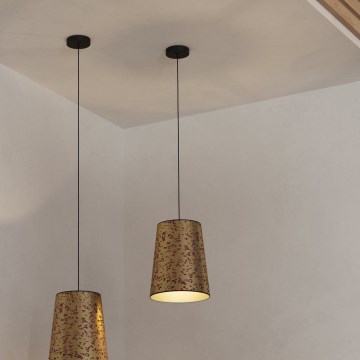 Eglo - Lühter 1xE27/25W/230V kuldne/roosa