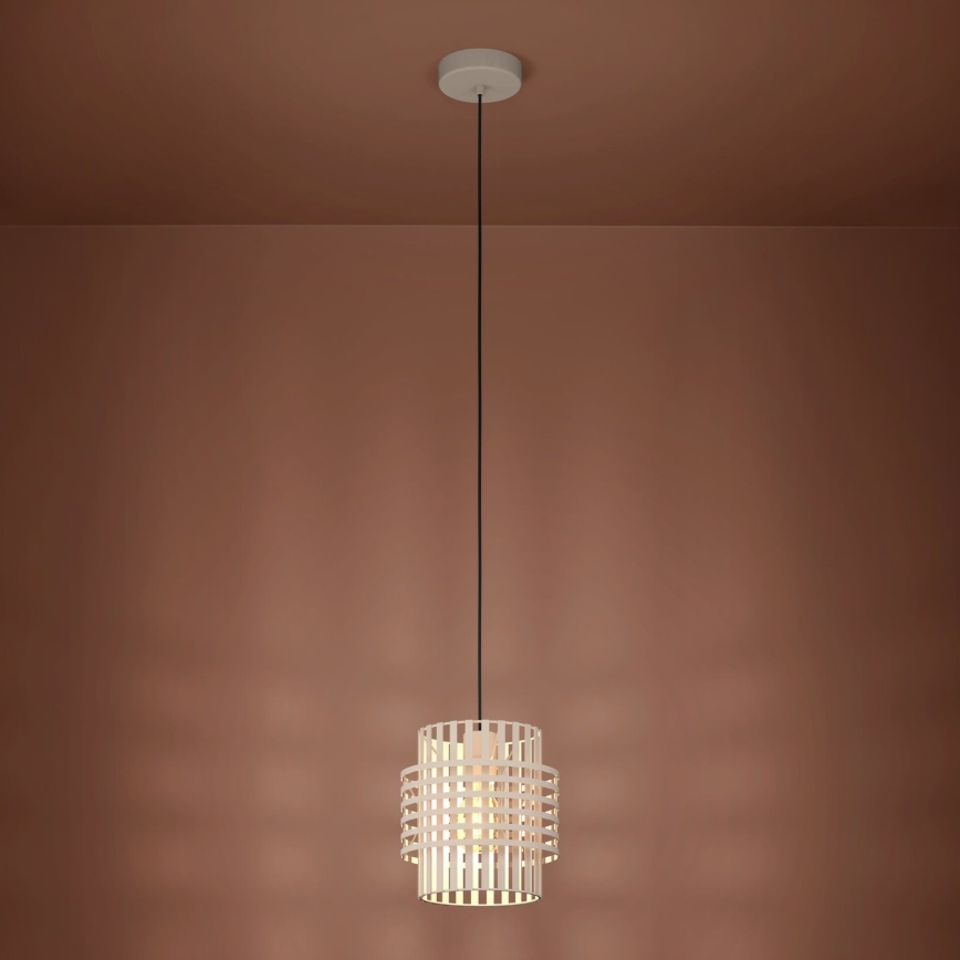 Eglo - Lühter 1xE27/40W/230V d. 21 cm kreemikas