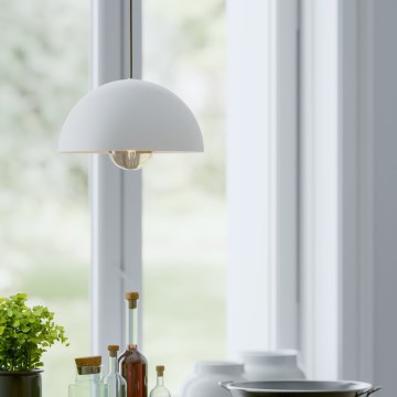 Eglo - Lühter 1xE27/40W/230V d. 30 cm valge