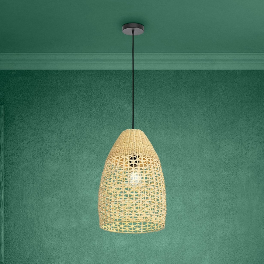 Eglo - Lühter 1xE27/40W/230V d. 35 cm bambus