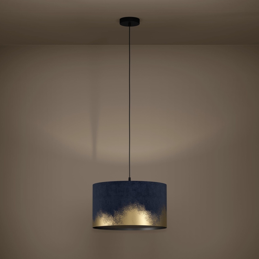 Eglo - Lühter 1xE27/40W/230V d. 38 cm sinine/kuldne