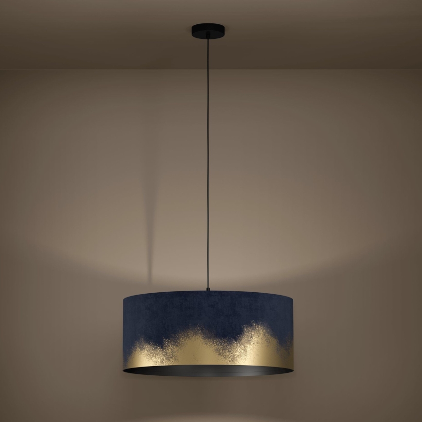 Eglo - Lühter 1xE27/40W/230V d. 53 cm sinine/kuldne