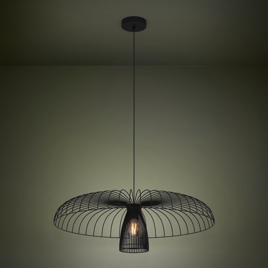 Eglo - Lühter 1xE27/60W/230V d. 77 cm must