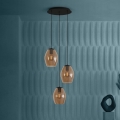Eglo - Lühter 3xE27/40W/230V pruun