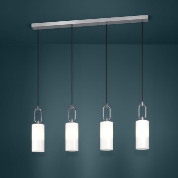 Eglo - Lühter 4xE27/40W/230V läikiv kroom