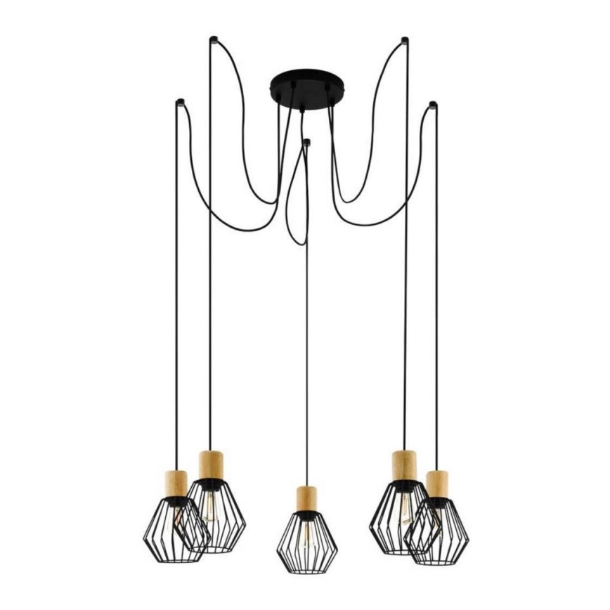 Eglo - Lühter 5xE27/60W/230V ämblik