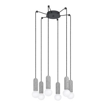 Eglo - Lühter 6xE27/40W/230V ämblik