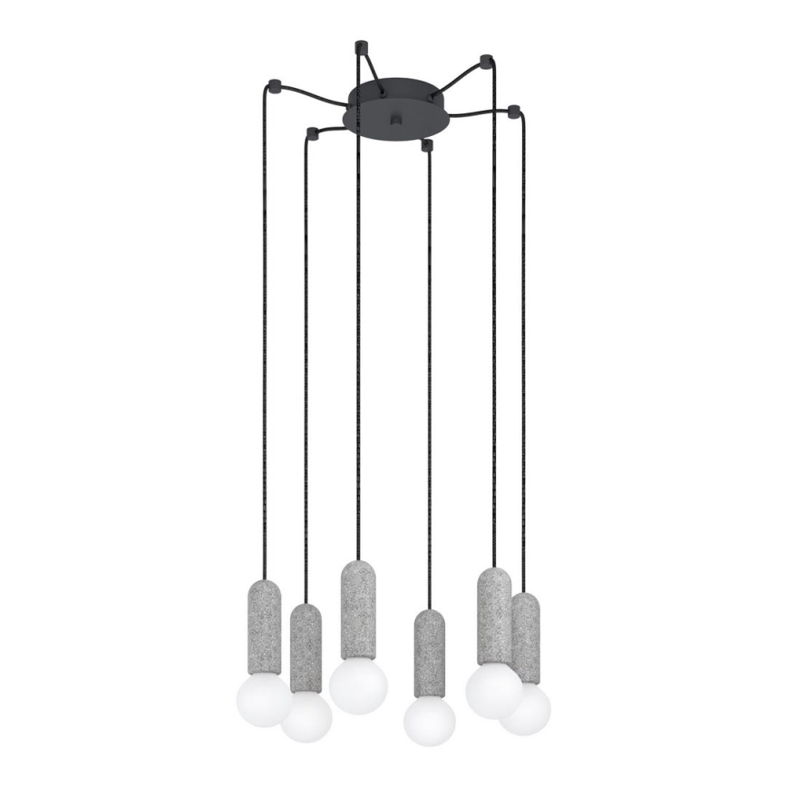 Eglo - Lühter 6xE27/40W/230V ämblik