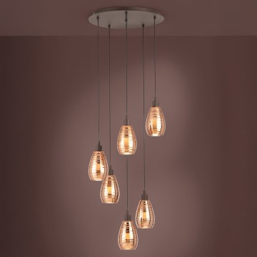 Eglo - Lühter 6xE27/60W/230V