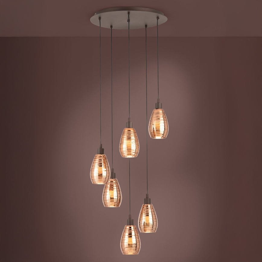 Eglo - Lühter 6xE27/60W/230V