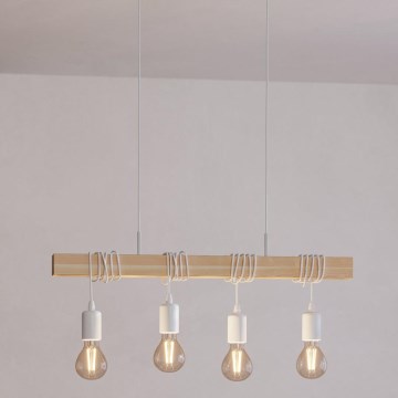 Eglo - Lühter TOWNSHEND 4xE27/60W/230V - FSC sertifitseeritud