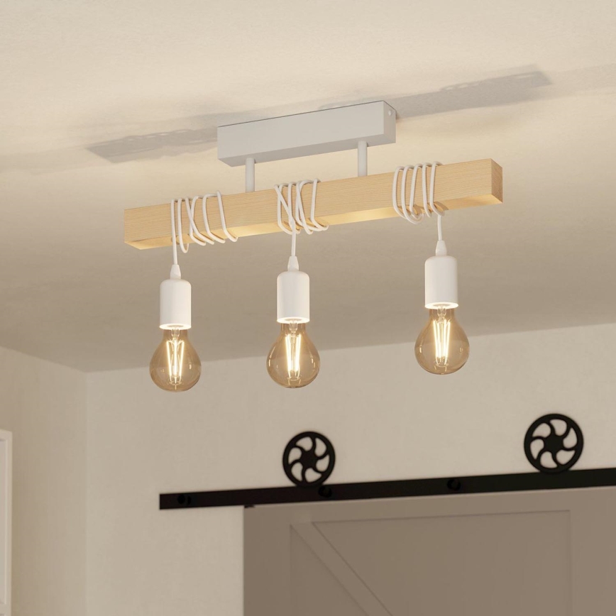 Eglo - Pinnale kinnitatav lühter TOWNSHEND 3xE27/60W/230V
