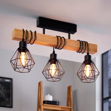 Eglo - Pinnapealne laelühter TOWNSHEND 3xE27/60W/230V