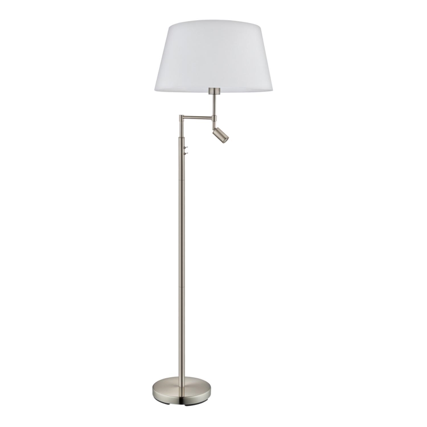 Eglo - Põrandalamp 1xE27/60W + 1xLED/2.1W