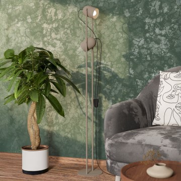 Eglo - Põrandalamp 2xE14/8W/230V beež