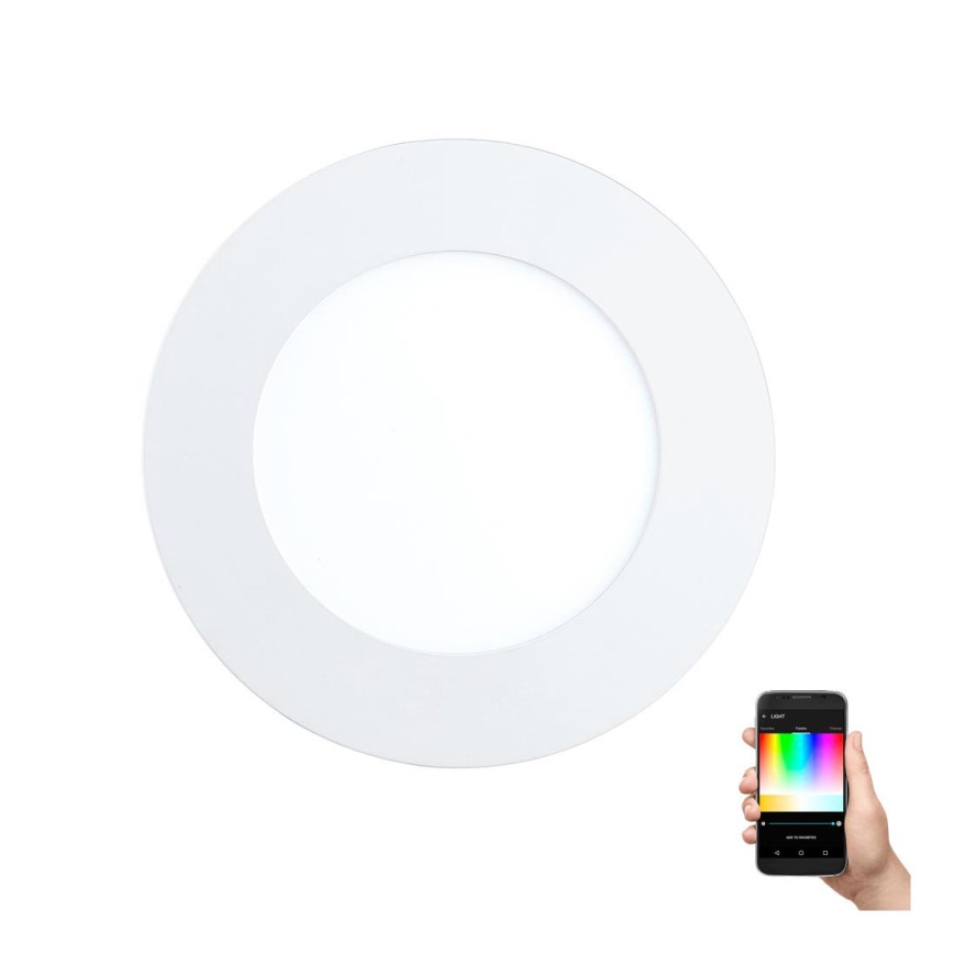 Eglo - RGB-LED hämardatav süvisvalgusti FUEVA-C LED/5,4W/230V läbimõõt 12 cm