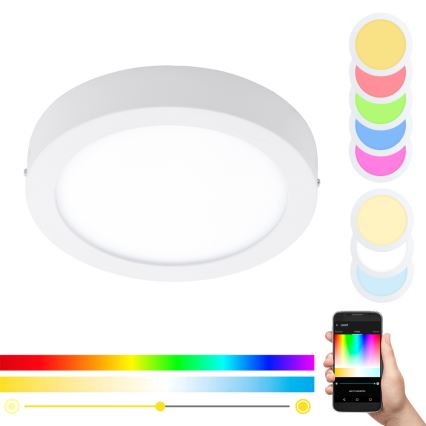 Eglo - RGBW Hämardatav laevalgusti FUEVA-C LED/21W/230V