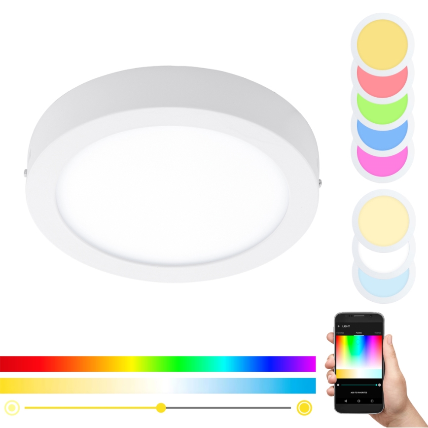 Eglo - RGBW Hämardatav laevalgusti FUEVA-C LED/21W/230V