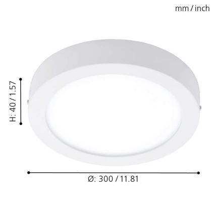 Eglo - RGBW Hämardatav laevalgusti FUEVA-C LED/21W/230V