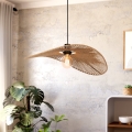 Eglo - ripplamp kaabliga 1xE27/42W/230V 56 cm pruun/must