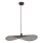 Eglo - Rippvalgusti kaabliga 1xE27/60W/230V Ø 80 cm pronksivärvi