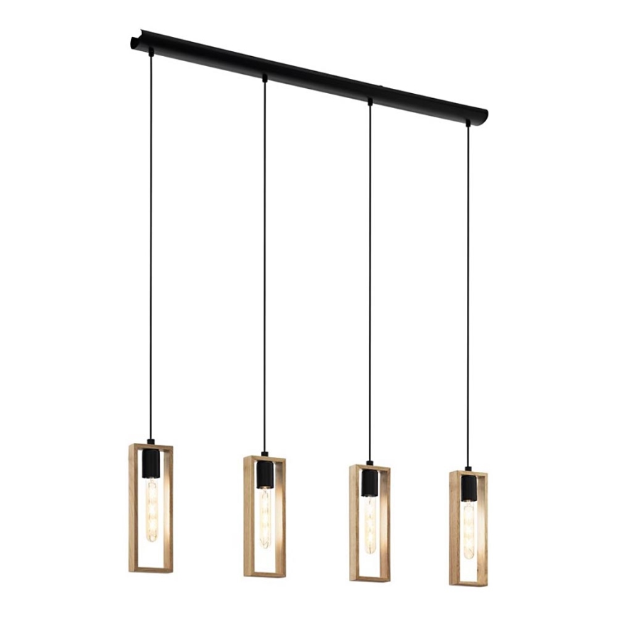 Eglo - Rippvalgusti kaabliga 4xE27/60W/230V