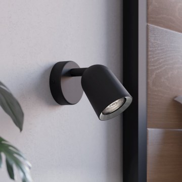 Eglo - seinale paigaldatav punktvalgusti 1xGU10/5W/230V must