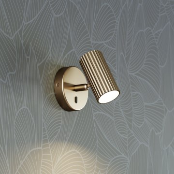 Eglo - seinapunktvalgusti 1xGU10/5W/230V, kuldne