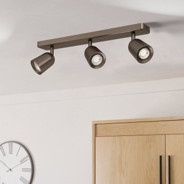 Eglo - Suunatav valgusti 3xGU10/10W/230V, pronksviimistlus