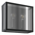 Eglo - Välisseinavalgusti 2xE27/40W/230V IP44 must