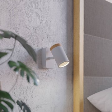 Eglo - vannitoa seinavalgusti 1xGU10/3W/230V IP44 valge/beež