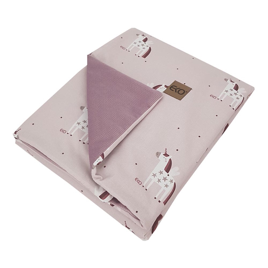 EKO - Puuvillatekk UNICORN 100x80 cm