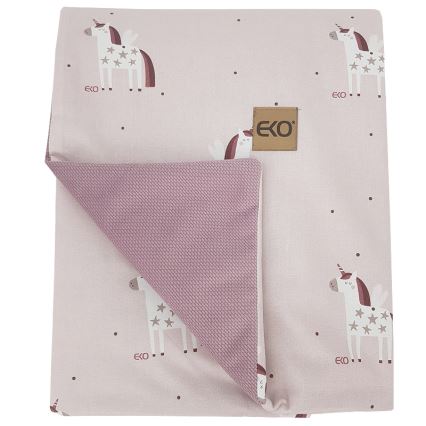 EKO - Puuvillatekk UNICORN 100x80 cm