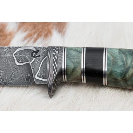 Eksklusiivne damaskuse nuga 11,6 cm vaher/eebenipuu