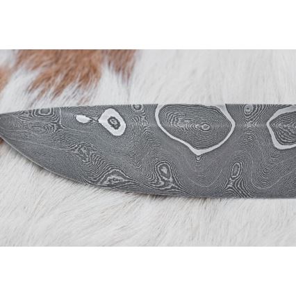 Eksklusiivne damaskuse nuga 11,6 cm vaher/eebenipuu
