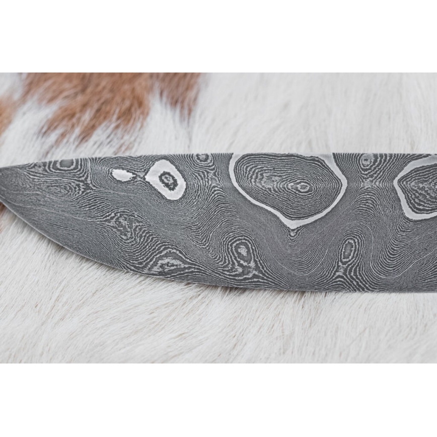 Eksklusiivne damaskuse nuga 11,6 cm vaher/eebenipuu