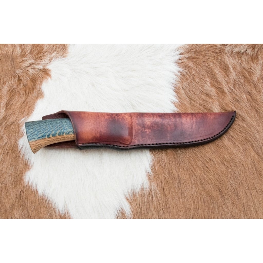Eksklusiivne damaskuse nuga 12,7 cm tamm/eebenipuu