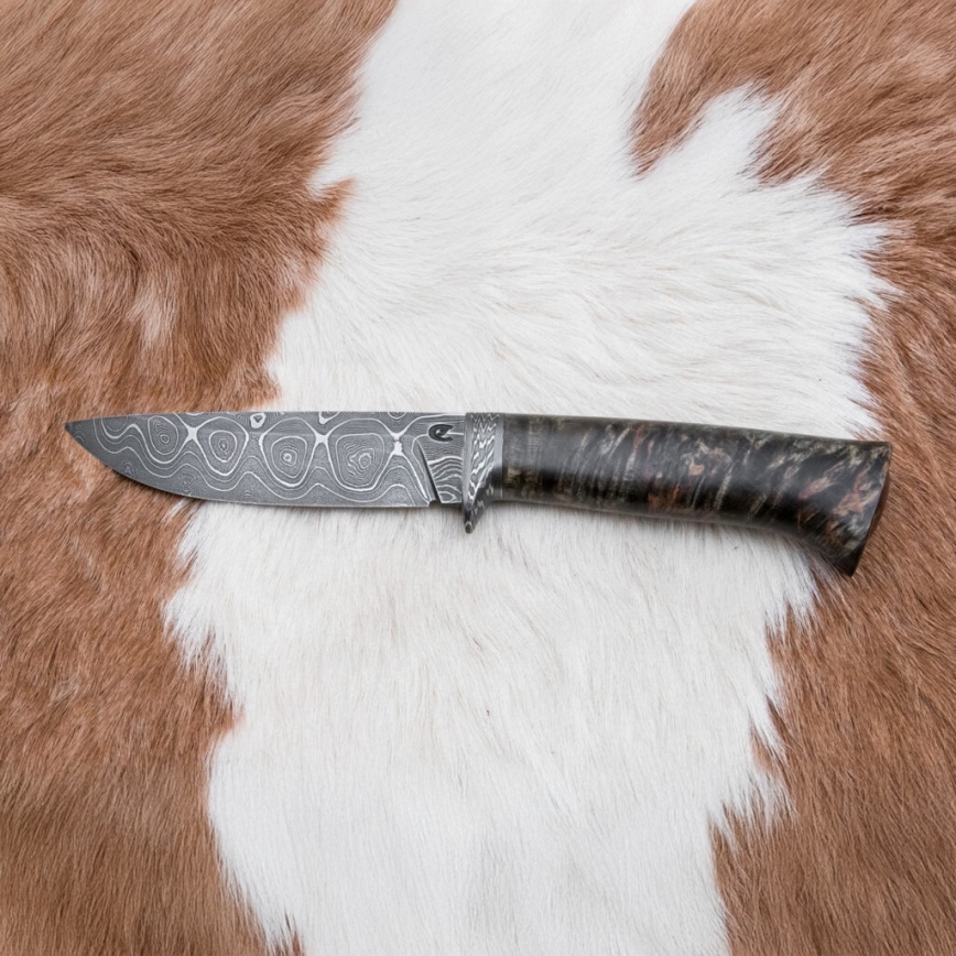 Eksklusiivne damaskuse nuga 12,7 cm vaher/ahhaat