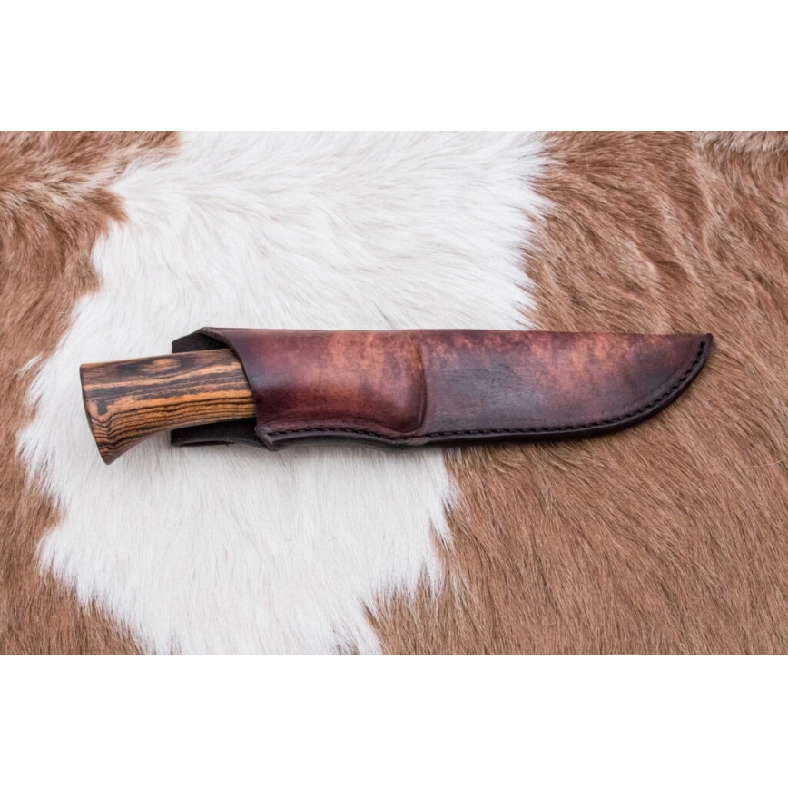 Eksklusiivne damaskuse nuga 12 cm bocote/eebenipuu