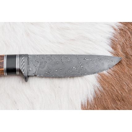 Eksklusiivne damaskuse nuga 12 cm bocote/eebenipuu