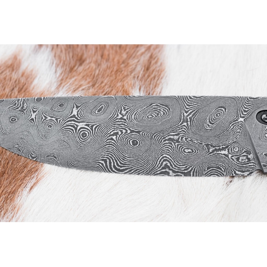 Eksklusiivne damaskuse nuga 12 cm bocote/eebenipuu