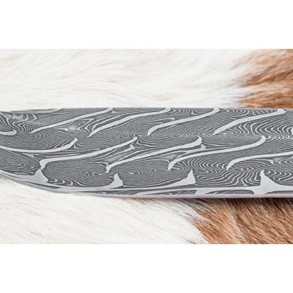 Eksklusiivne damaskuse nuga 15 cm mammuti sarv