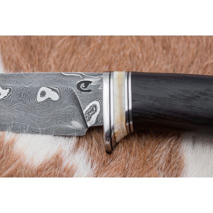 Eksklusiivne damaskuse nuga 8,6 cm tamm/kaamli luu