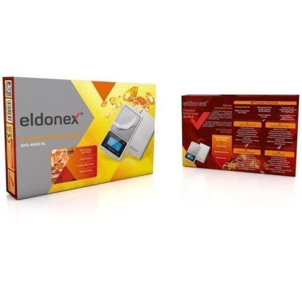 ELDONEX EKS-4040-SL - Väga täpne kaal 2xCR2032 hõbedane