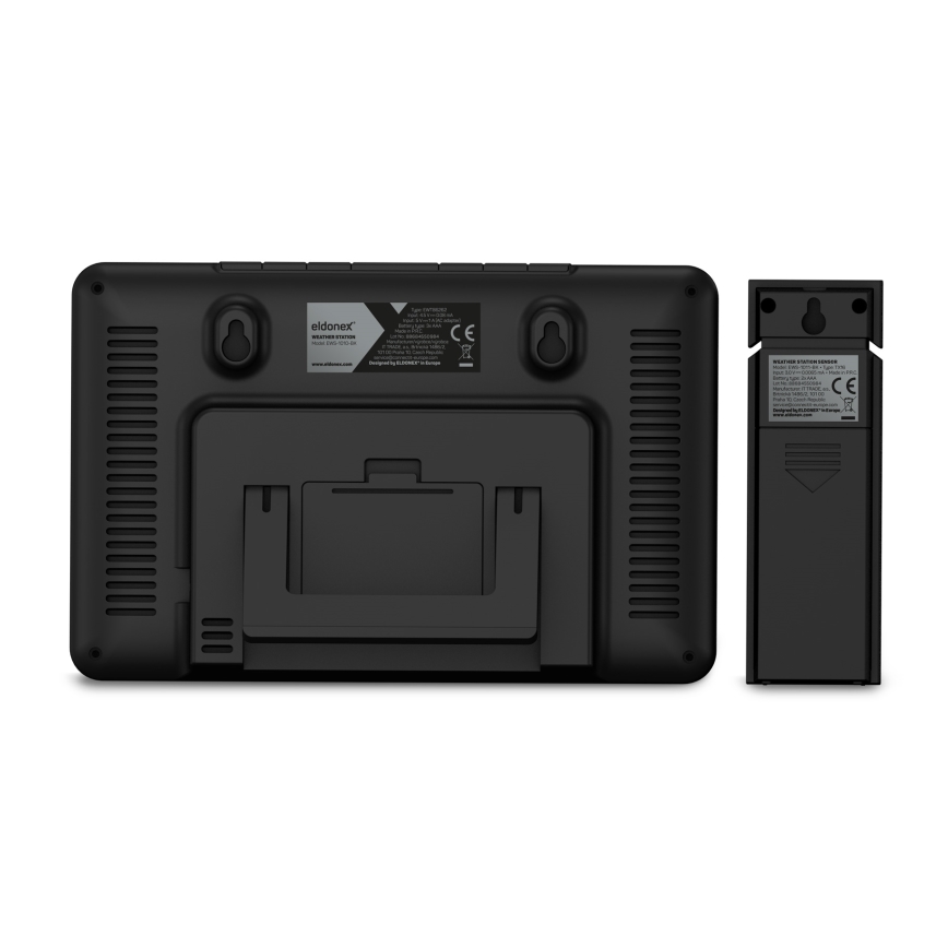 ELDONEX EWS-1010-BK - Ilmajaam LCD ekraaniga 2xAAA must
