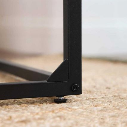 ELDUR külglaud, pruun/must